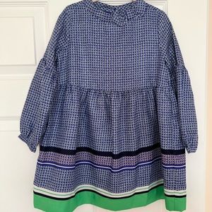 Janie and Jack Girls Mixed Print Dress